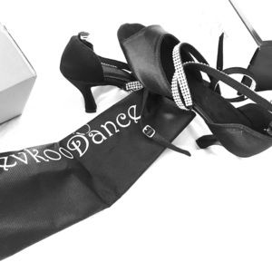 Black dance shoes